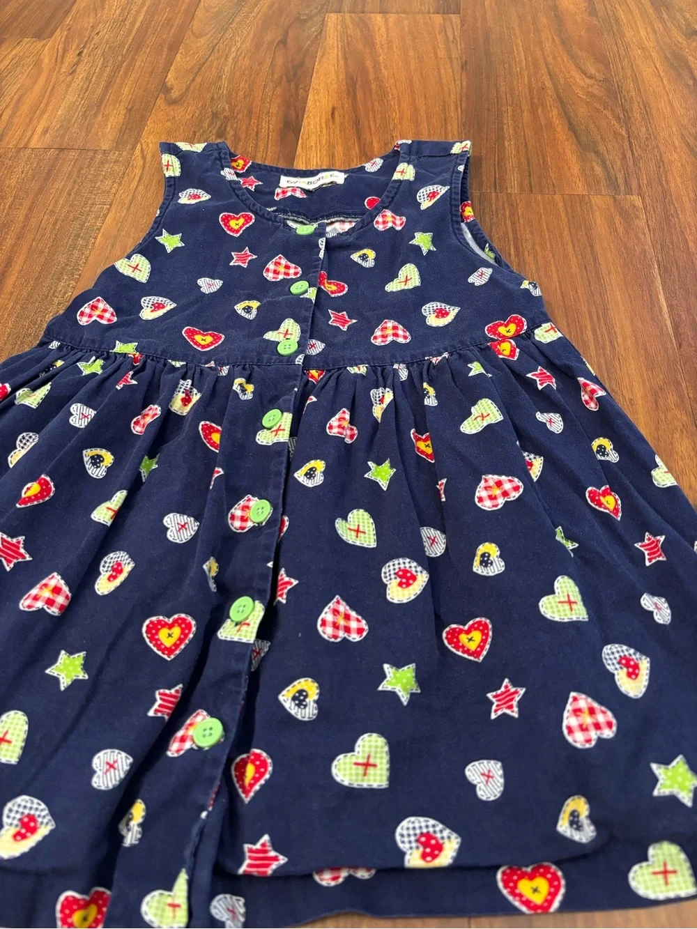 Gymboree Vintage Navy Heart Dress
